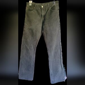 Men's Levi's 517 Black Faded Jeans Size 34/34 100% Cotton Denim